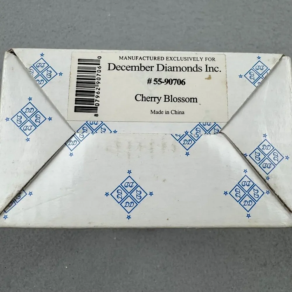 December Diamonds Cherry Blossom Mermaid Ornament 2009 #55-90706 Retired w/Box